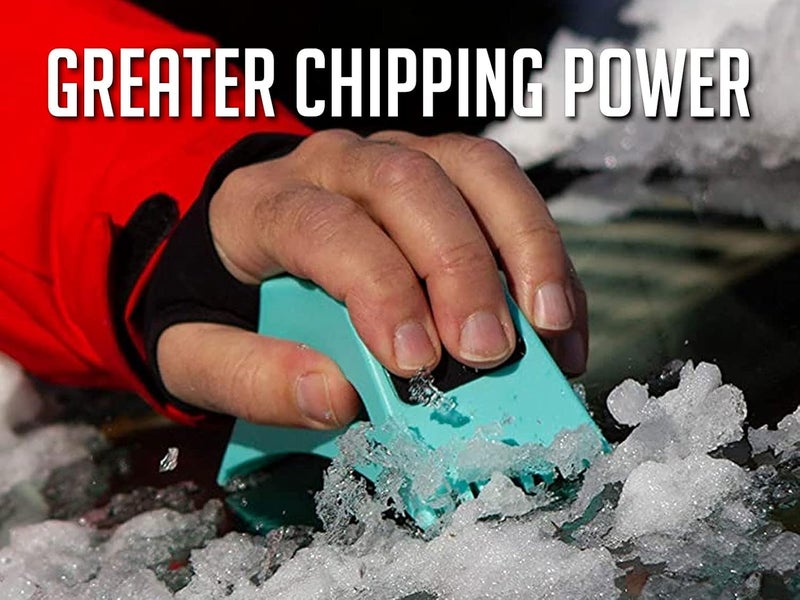 BETTER STUFF Store The Better Ice Scraper for Car Windshield | Fast, Efficient, Ergonomic | Magically Remove Ice and Frost from Auto Window | Patented Shape Shifting Technology | Durable Brass Edge | Compact | Pack of 1 - Image 4